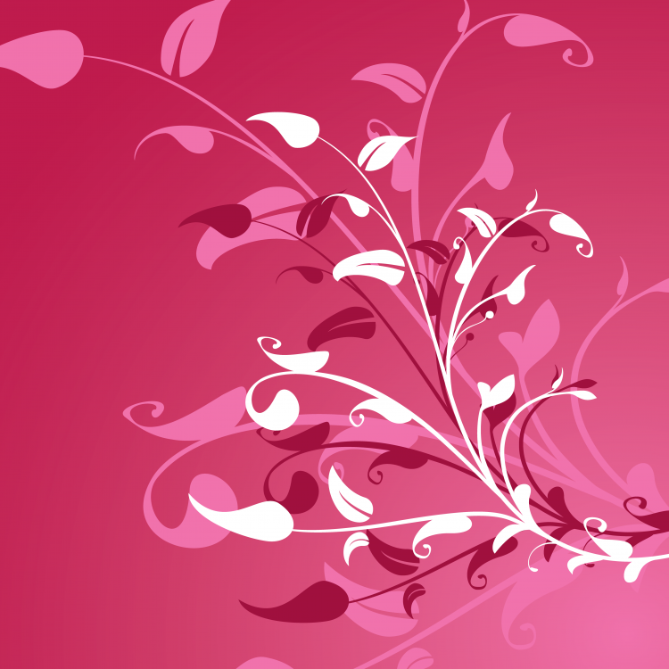 free vector Vector Flower Decoration Background